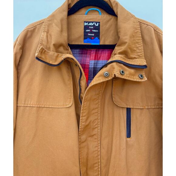 Kavu  Men’s XL All Cotton Flannel Lined Canvas Jacket - Picture 2 of 10